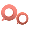 Silicone Suction Rings - 2 Piece Pink